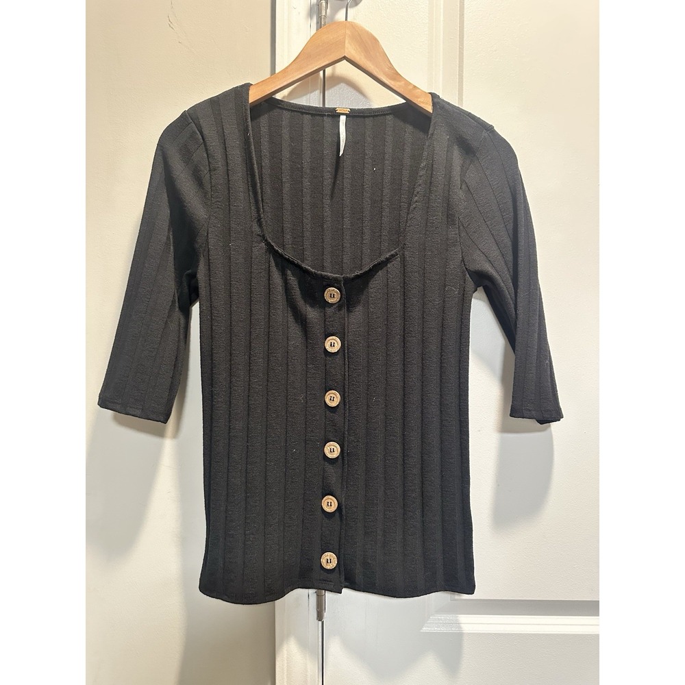 Free‎ People Black Top Large